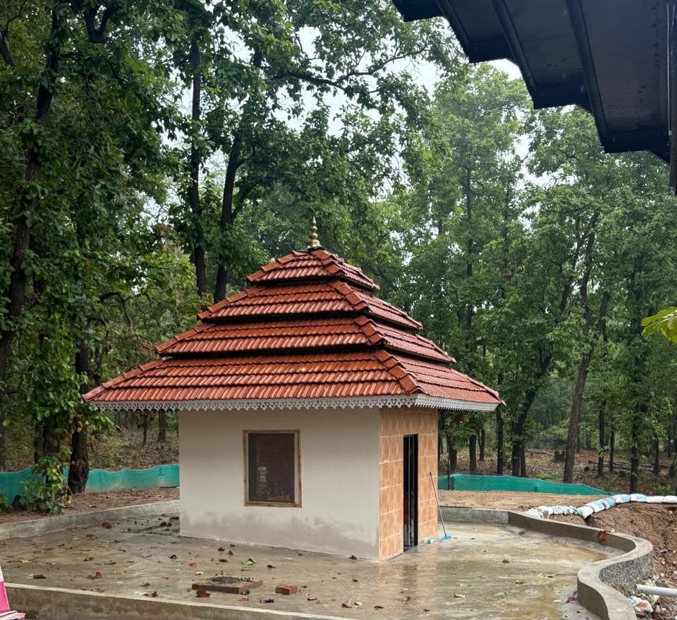 Temple within the resort grounds